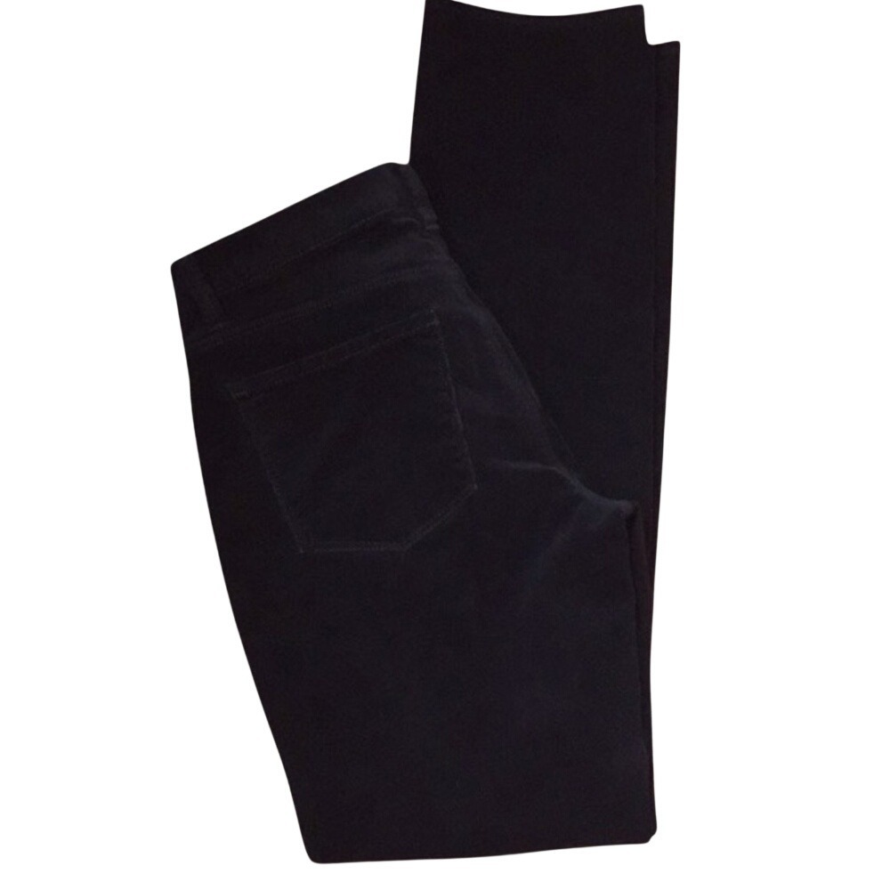 Ann Taylor Signature Corduroy Pants Sz 2 Color Black - Picture 3 of 7